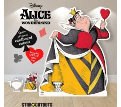 STAR CUTOUTS Anniversaire Et Autres Fêtes^ Figurine En Carton - Alice Au Pays Des Merveilles Vintage - La Reine De C Ur - Hauteur 115 Cm