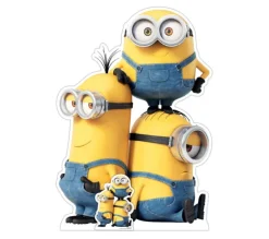 STAR CUTOUTS Anniversaire Et Autres Fêtes^ Figurine En Carton Kevin, Bob Et Stuart - Les Minions 2 : Il Tait Une Fois Gru - Hauteur 131 Cm