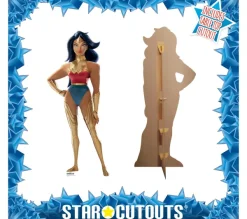 STAR CUTOUTS Anniversaire Et Autres Fêtes^ Figurine En Carton Wonder Woman Dc League - Krypto Et Les Super-Animaux - Hauteur 194 Cm