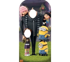 STAR CUTOUTS Anniversaire Et Autres Fêtes^ Figurine En Carton Passe-Tete Moi Moche Et Mechant Minions H 185 Cm