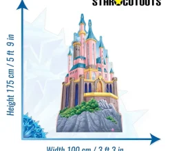 STAR CUTOUTS Anniversaire Et Autres Fêtes^ Figurine En Carton Ch Teau Princesse Disney H 175 Cm