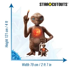STAR CUTOUTS Anniversaire Et Autres Fêtes^ Figurine En Carton Taille Reelle - E.T L'Extra-Terrestre -Telephone Maison- - Edition 40Eme Annivers