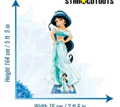 STAR CUTOUTS Anniversaire Et Autres Fêtes^ Figurine En Carton Taille Reelle Disney Princesse Jasmine H 163 Cm