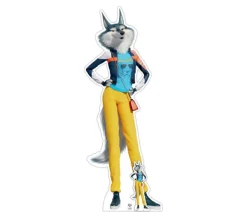 STAR CUTOUTS Anniversaire Et Autres Fêtes^ Figurine En Carton Porsha Crystal Loup - Tous En Scene 2 - Hauteur 173 Cm