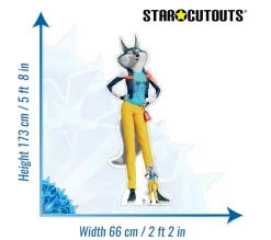 STAR CUTOUTS Anniversaire Et Autres Fêtes^ Figurine En Carton Porsha Crystal Loup - Tous En Scene 2 - Hauteur 173 Cm