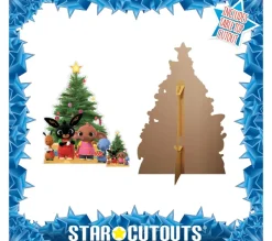 STAR CUTOUTS Anniversaire Et Autres Fêtes^ Figurine En Carton Noël - Bing Et Ses Amis - Hauteur 136 Cm