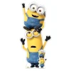 STAR CUTOUTS Anniversaire Et Autres Fêtes^ Figurine En Carton Kevin Et Bob - Les Minions 2 : Il Tait Une Fois Gru - Hauteur 147 Cm