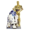STAR CUTOUTS Anniversaire Et Autres Fêtes^ Figurine En Carton Taille Reelle R2D2 Et C3Po Star Wars H 166 Cm
