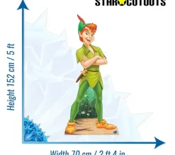 STAR CUTOUTS Anniversaire Et Autres Fêtes^ Figurine En Carton Taille Reelle Disney Peter Pan H 161 Cm