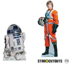STAR CUTOUTS Anniversaire Et Autres Fêtes^ Figurine En Carton Taille Reelle R2D2 Star Wars H 96 Cm