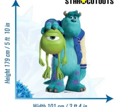 STAR CUTOUTS Anniversaire Et Autres Fêtes^ Figurine En Carton Taille Reelle Sully Et Bob Monstres Academy H 179 Cm
