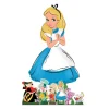STAR CUTOUTS Anniversaire Et Autres Fêtes^ Lot De Figurines En Carton - Alice Au Pays Des Merveilles - Alice Et 6 Mini-Figurines - Hauteur 134
