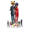 STAR CUTOUTS Anniversaire Et Autres Fêtes^ Lot De Figurines En Carton - Miraculous - Ladybug Et 6 Mini-Figurines - Hauteur 135 Cm