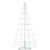 Hot * Statue Déco "Arbre De Noël 8 Niveaux" 188Cm Blanc