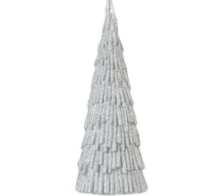 Fashion * Statue Déco "Arbre De Noël" 40Cm Argent