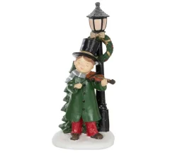 Cheap * Statue Déco En Resine "Enfant Lanterne" 20Cm Vert