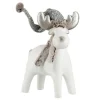 Best Sale * Statue Déco "Renne 4 Pattes" 40Cm Gris