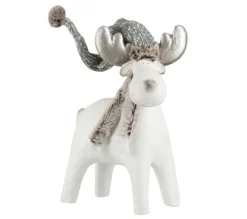 Best Sale * Statue Déco "Renne 4 Pattes" 40Cm Gris
