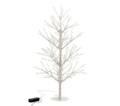 Store * Statuette Déco A Led "Arbre Nu Perles" 180Cm Blanc