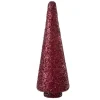 Online * Statuette Déco "Arbre Paillettes" 40Cm Rouge