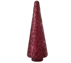 Online * Statuette Déco "Arbre Paillettes" 40Cm Rouge