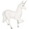 Outlet * Statuette Déco "Licorne Fourrure" 92Cm Blanc