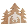 Flash Sale * Statuette Déco Noël "Creche Puzzle" 55Cm Naturel