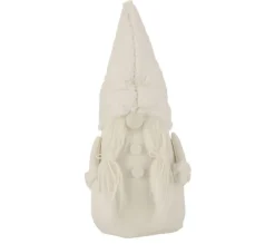 Fashion * Statuette Déco "Pere Noël Bonnet" 44Cm Beige