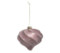 * Guirlande Et Boule De Sapin^Sujet De Noël Goutte "Heritage" 10Cm Rose