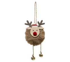 * Guirlande Et Boule De Sapin^Sujet De Noël Renne "Glace" 13Cm Marron