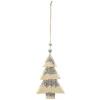 * Guirlande Et Boule De Sapin^Sujet De Noël Sapin "Hors Piste" 15Cm Naturel