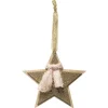 * Guirlande Et Boule De Sapin^Sujet De Noël Toile "Heritage" 10Cm Or