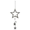 * Guirlande Et Boule De Sapin^Sujet De Noël Toile "Polaire" 24Cm Argent